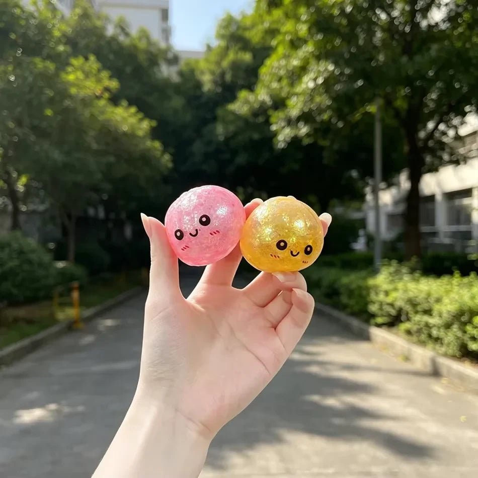 Glitter Dumpling Squishy Toy