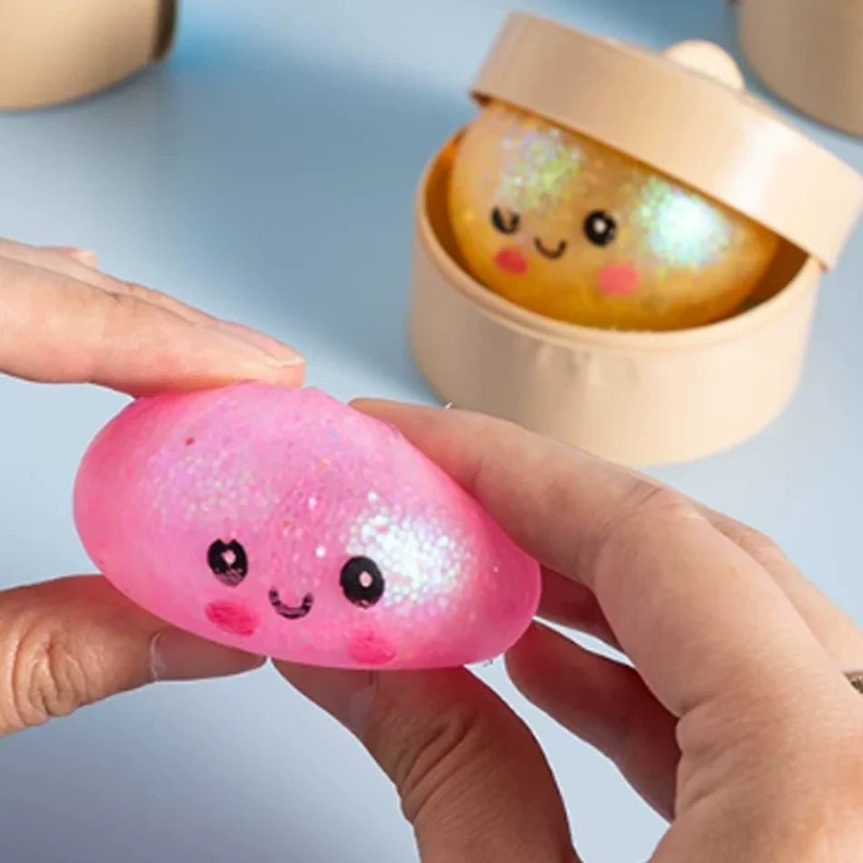 Glitter Dumpling Squishy Toy
