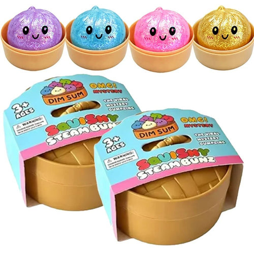 Glitter Dumpling Squishy Toy