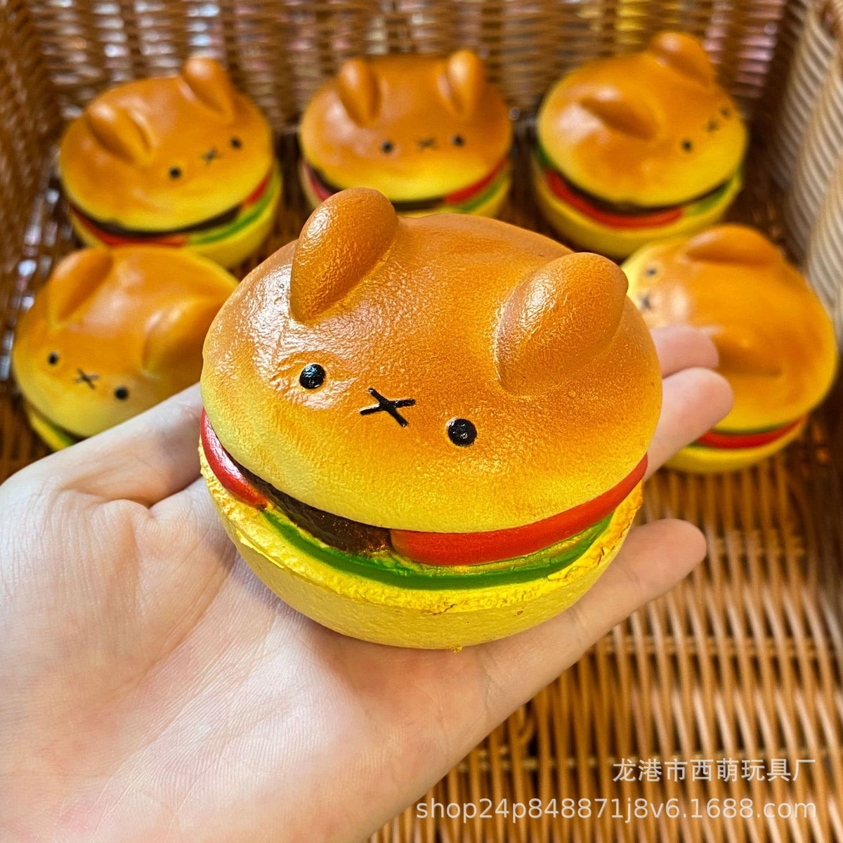Slow Rising Squishy Toy Dog Cat Bread Stress Relief