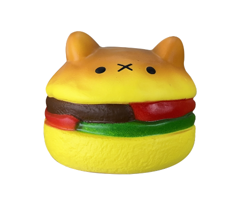 Slow Rising Squishy Toy Dog Cat Bread Stress Relief